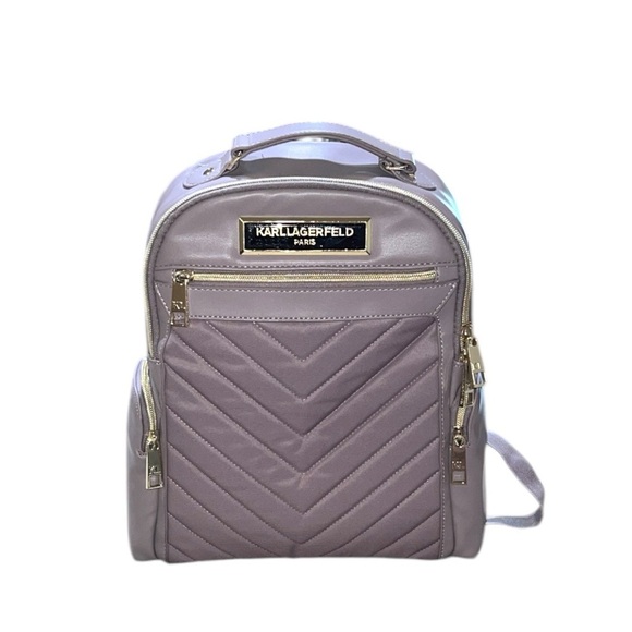 Karl Lagerfeld Handbags - Karl Lagerfeld NWOT Chevron Backpack